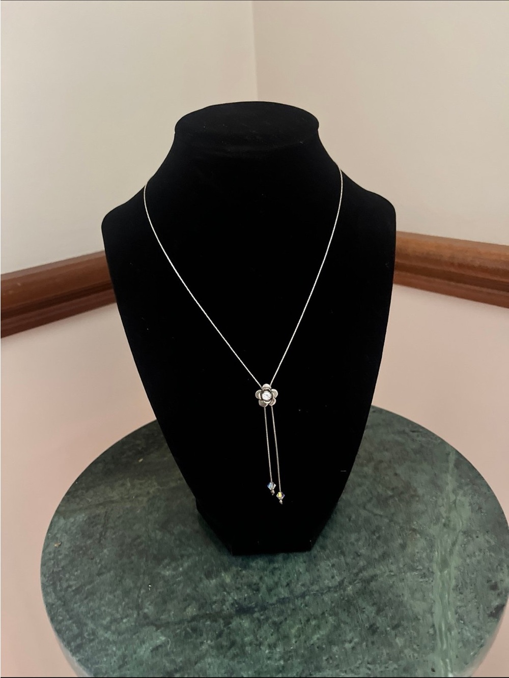 Mia Fiore Flower Drop Down Necklace